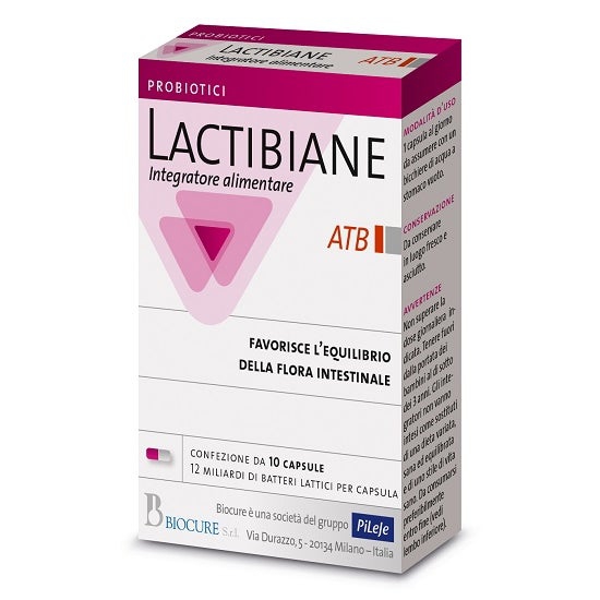 Lactibiane ATB Integratore Flora Intestinale 10 Capsule