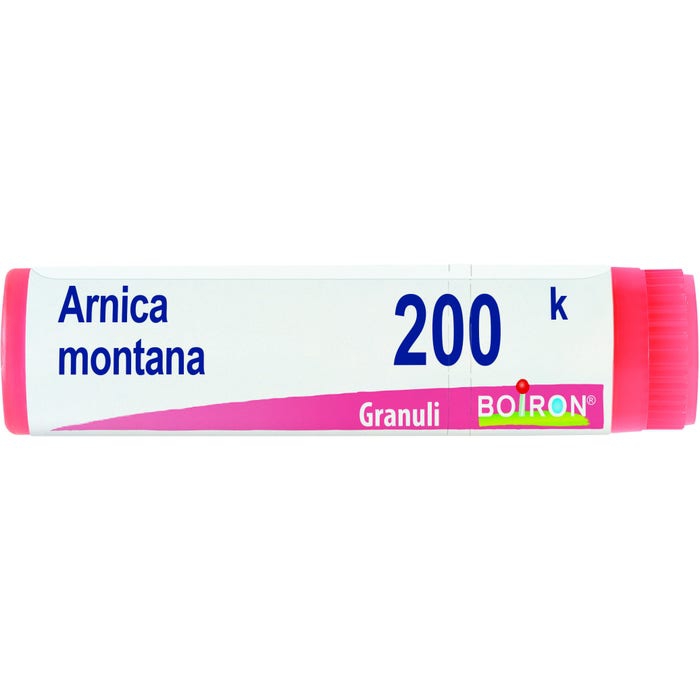  Globuli omeopatici di Arnica Montana indicati per dolori muscolari e contusioni, prodotto omeopatico in confezione da 200K