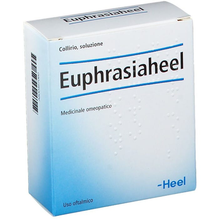  Collirio monodose per occhi irritati, con propriet lenitive a base di euphrasia.
