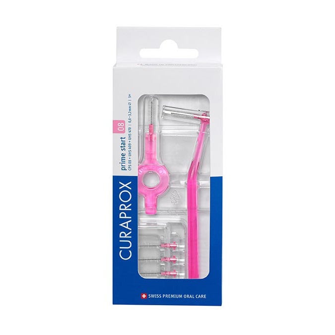 Curaprox CPS 08 Prime Start 5 Scovolini+ 1 Maniglia UHS 409 + 1 Maniglia UHS 470