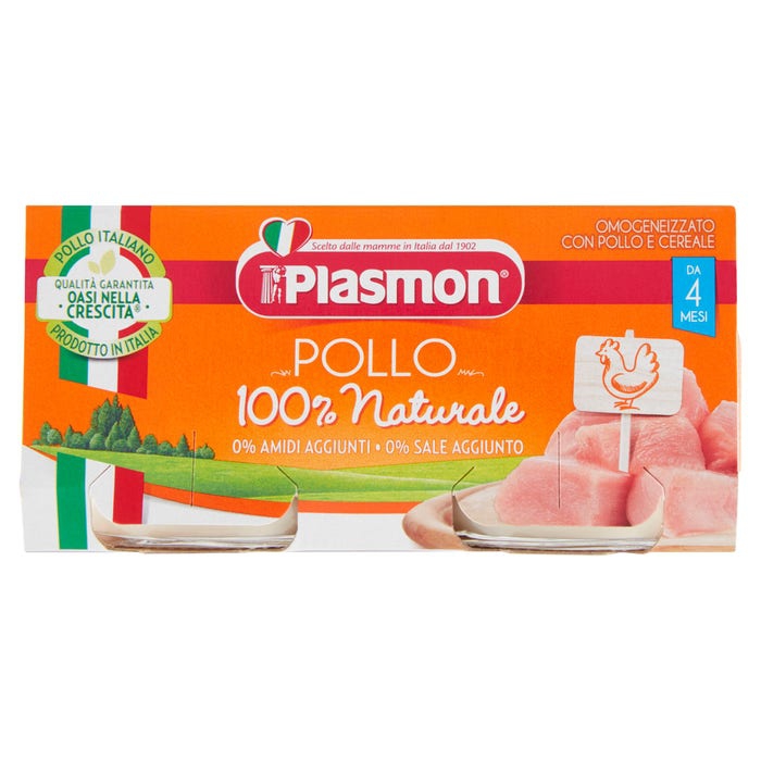 Plasmon Omogenizzato Pollo 2 Vasetti da 80 g