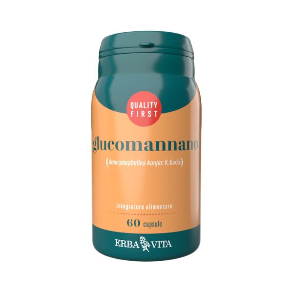 Erba Vita Glucomannano Integratore Intestinale 60 Capsule