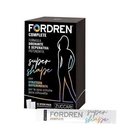 Fordren Complete Super Shape Integratore Drenante Depurativo 25 Stick Pack