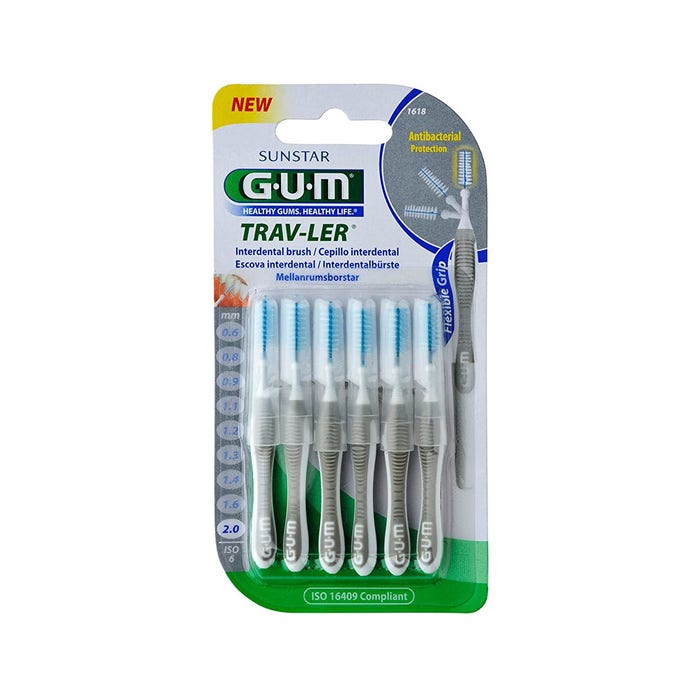 Gum Trav ler 1618 Scovolini 2.0 mm 6 pezzi