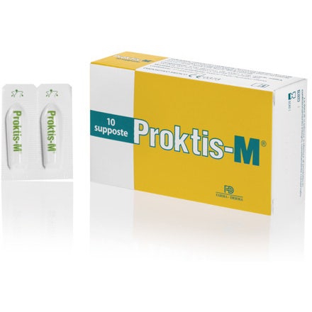 Proktis-M Supposte Post Operazioni Canale Ano Rettale 10 Pezzi 2 g