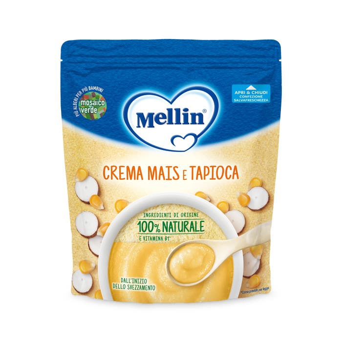 Mellin Crema Mais/Tapioca 200g 4Mesi+