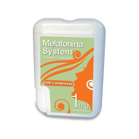 Melatonina System 1 MG per Jet Lag 300 Compresse