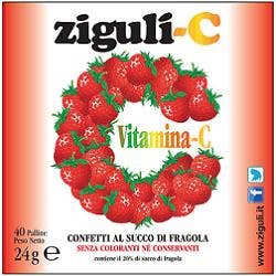 Zigulì-C Fragola con Vitamina C 40 Palline