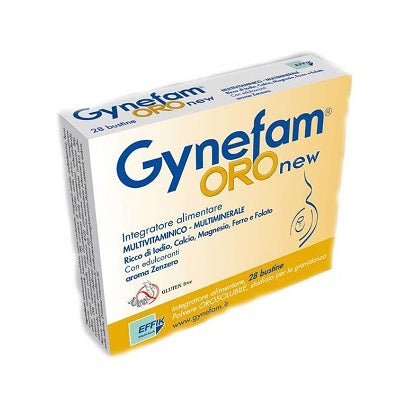 Gynefam Oro New Integratore Vitamine Minerali Donna Zenzero 28 Bustine