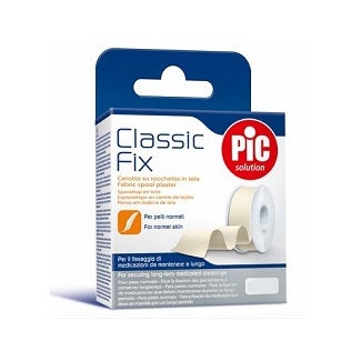 Pic Classic Fix Cerotto su Rocchetto Tela Bianca Fustella 2 5 cm x 5 m