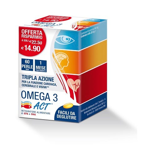 Omega 3 Act Integratore 60 Perle