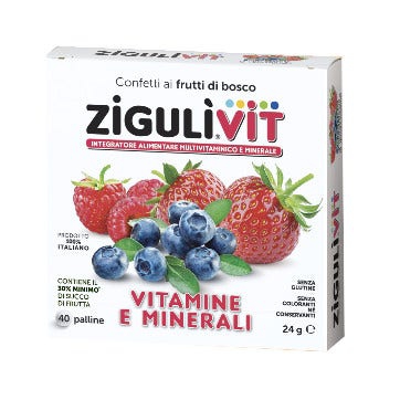 Zigul Vit Vitamine e Minerali Frutti Di Bosco 40 Palline