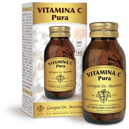 Dr. Giorgini Vitamina C Pura Integratore Vitaminico 180 Pastiglie