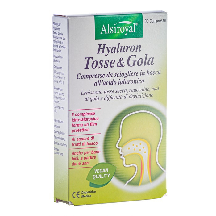 Hyaluron Tosse e Gola 30 Compresse