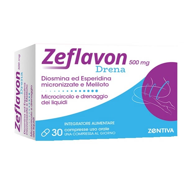 Zentiva Zeflavon Drena Integratori Per Il Drenaggio dei Liquidi 500mg 30 Compres