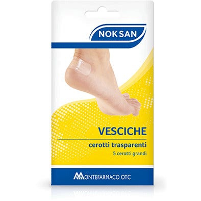 Nok San Tech Vesciche Cerotto Tasparente Grande 5 Cerotti