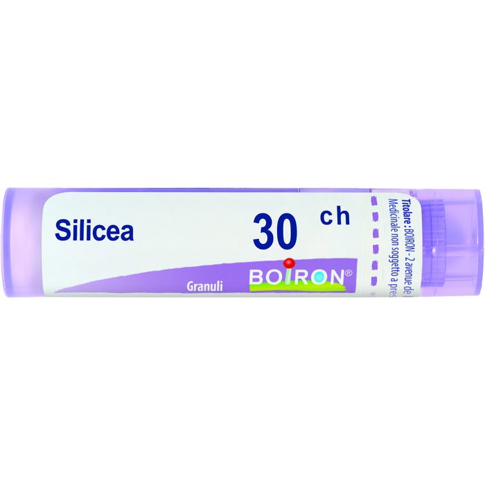  Silicea, granuli omeopatici 30 CH, indicati per il benessere della pelle e dei tessuti, flacone da 15 g
