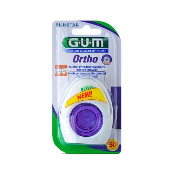 Gum Ortho Filo Interdentale per Apparecchi Ortodontici 50 Pezzi