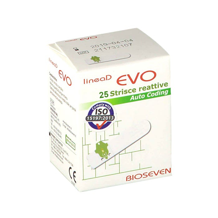 Linea D Evo Glicemia 25 Strisce Rettive
