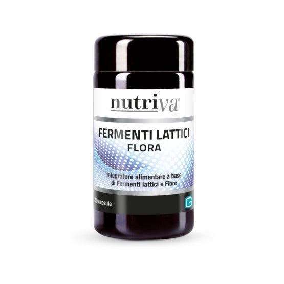 Nutriva Flora Integratore Fermenti Lattici 50 Compresse