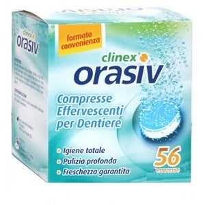 Orasiv Clinex Compresse Effervescenti Protesi Dentale 56 Pezzi