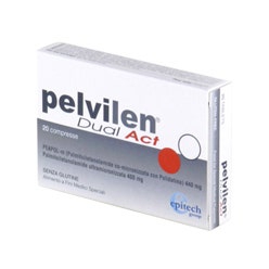 Pelvilen Dual Act Integratore Dolore Pelvico 20 Compresse