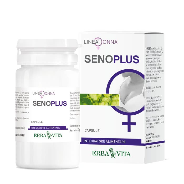 Erba Vita Seno Plus Integratore Tonificante Seno 60 Capsule