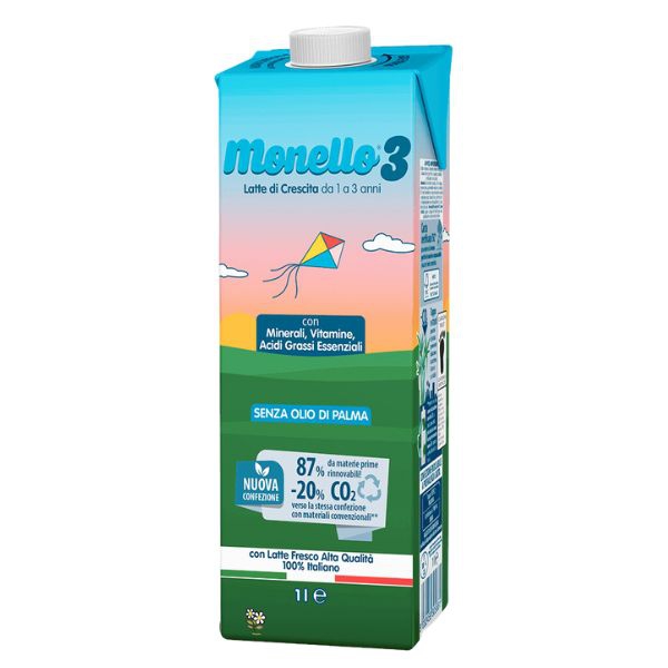 Monello 3 Latte Di Crescita Liquido 1-3 Anni 1 L