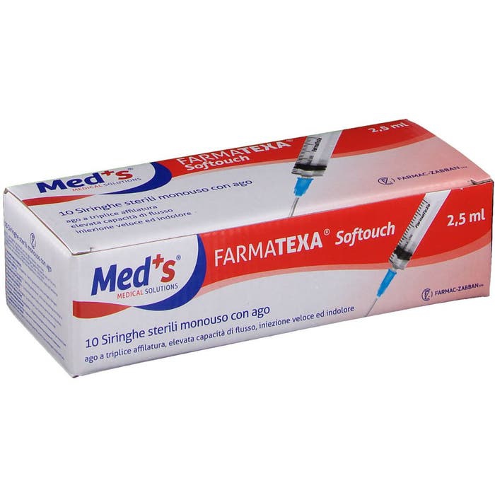 Med's Siringa Sterile Monouso 2,5 ml 10 Pezzi