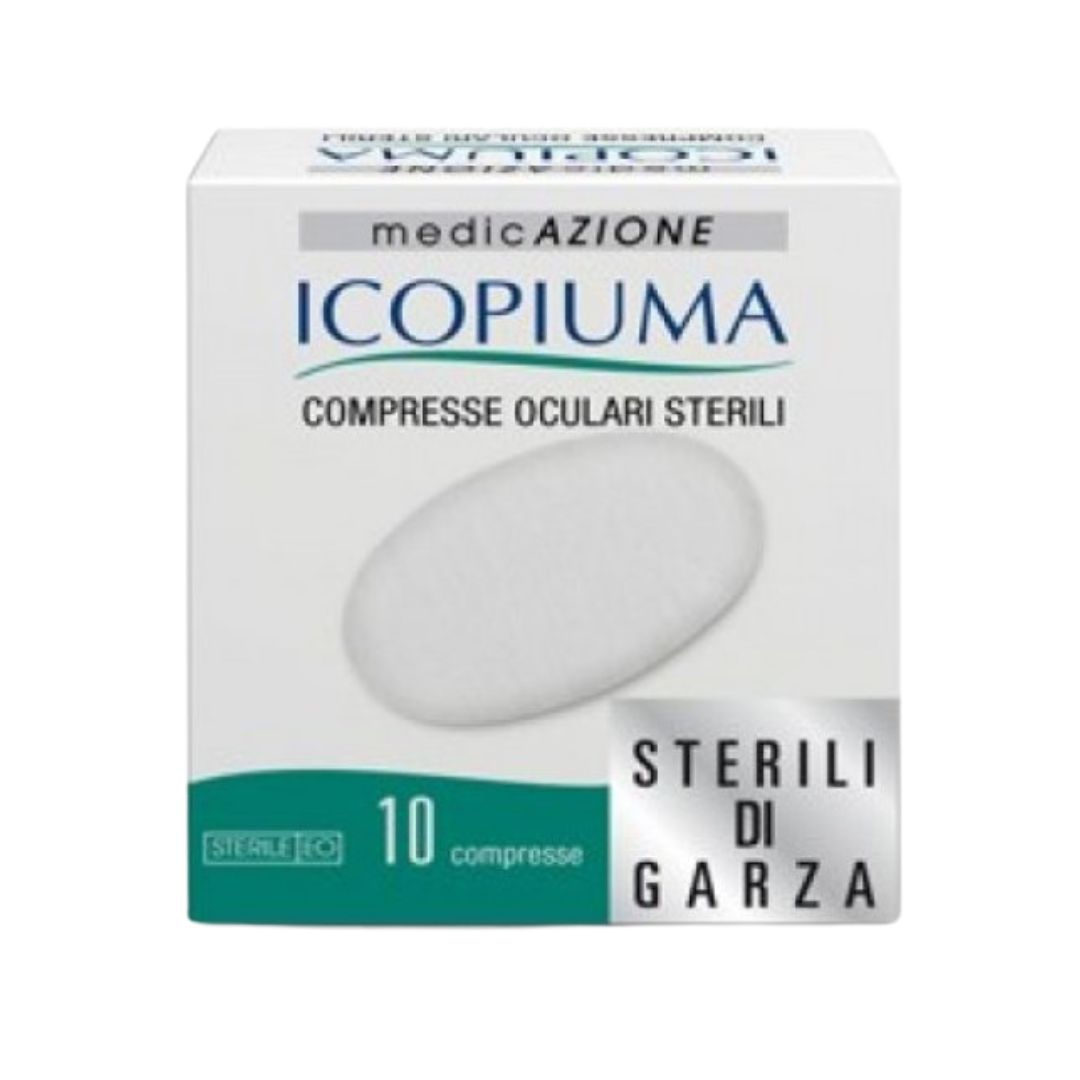 Icopiuma Compresse Oculari Adesive Sterili 10 Pezzi