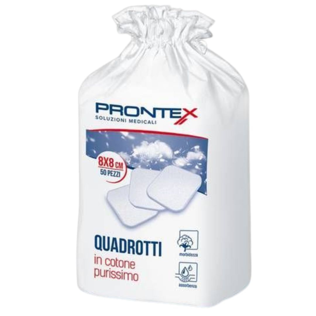 Safety Prontex Cotone Idrofilo In Quadrotti