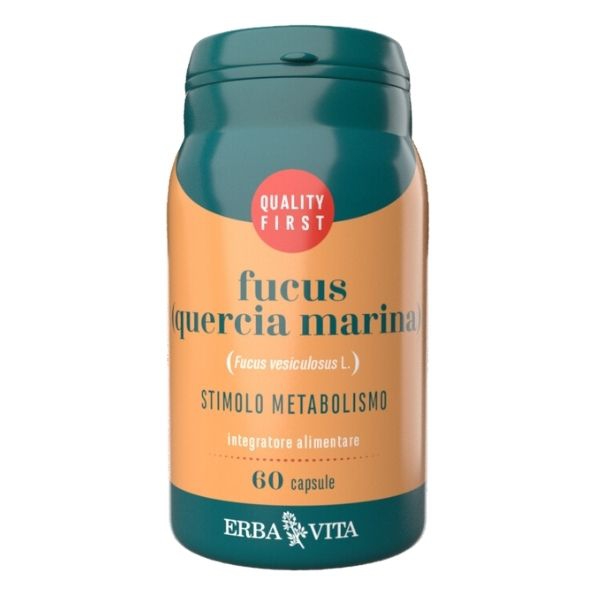 Erba Vita Fucus (Quercia Marina) Integratore per il Metabolismo 60 Capsule