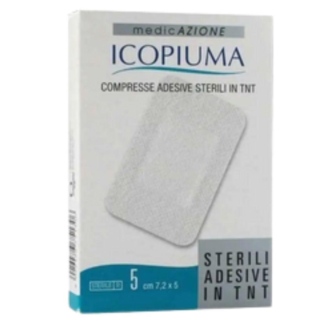 Icopiuma Benda Adesiva TNT 10x30 cm 2 Pezzi