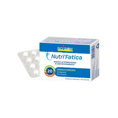 Boiron Nutr Fatica Integratore per l'Astenia Psico-Fisica 80 Compresse