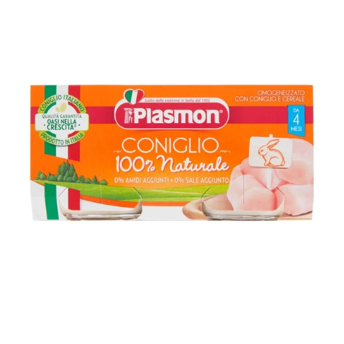 Plasmon Omogenizzato Coniglio 2 Vasetti da 80 g