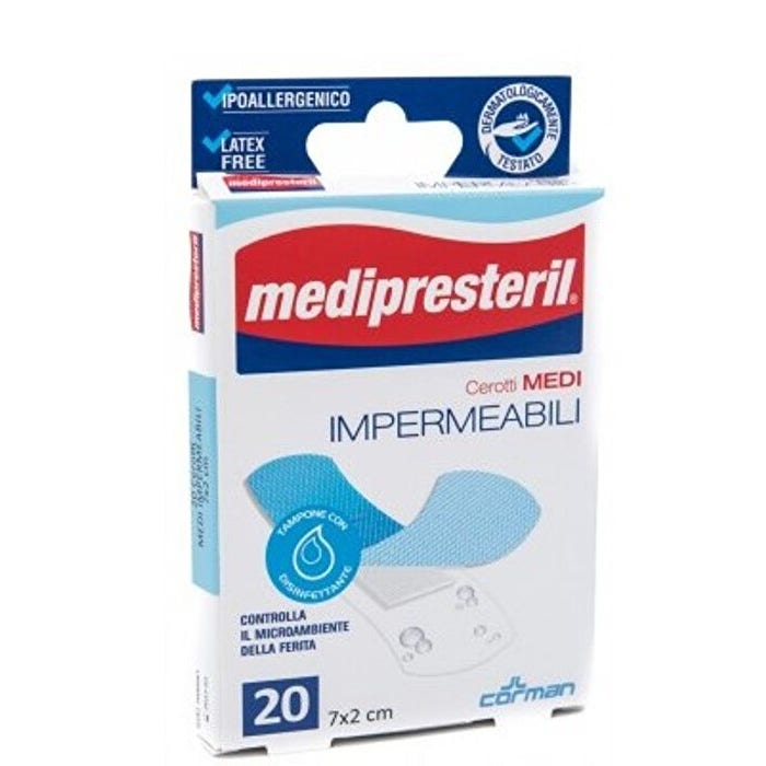 Medipresteril Cerotti Impermeabili Medi 7x2 cm 20 Pezzi