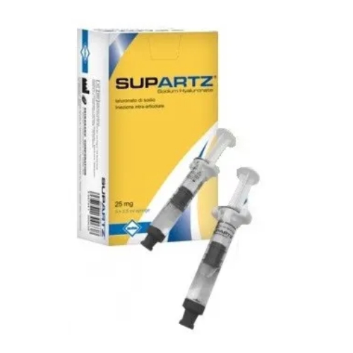 Supartz Siringa Preriempita Intra-Articolare Acido Ialuronico 25 mg 2,5ml 3 Pezzi