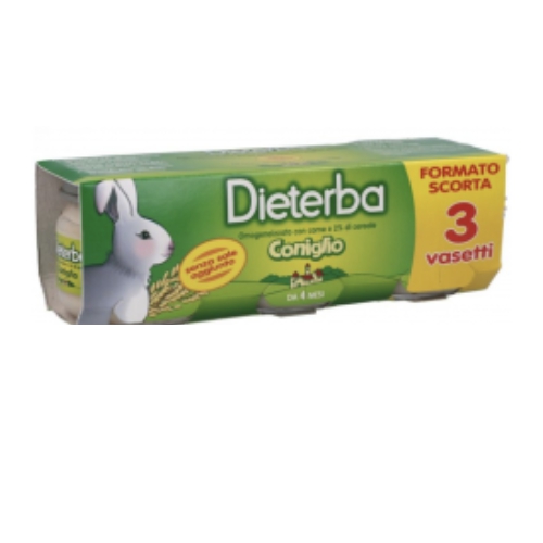 Dieterba Omogeneizzato Coniglio 3x80g