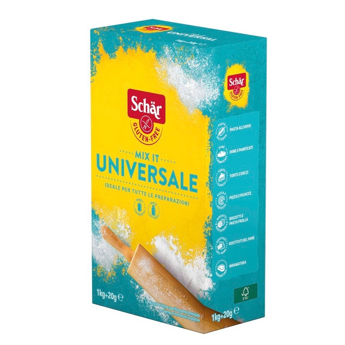 Schar Mix It Farina Universale Senza Lattosio/Senza Glutine 1Kg + 20g