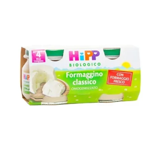 Hipp Biologico Omogeneizzato Formaggino Classico 2x80g