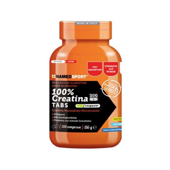 Named Sport 100% Creatine Tabs Integratore 120 Compresse