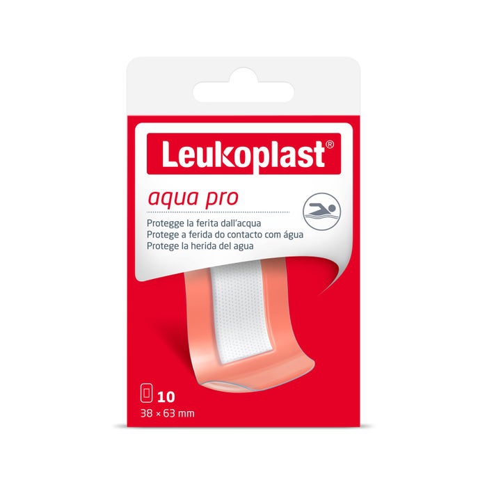 Leukoplast Aqua-Pro Cerotti Impermeabili 38x63 mm 10 Pezzi Grandi