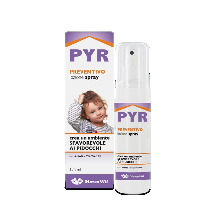 Pyr Lozione Spray Preventivo Pidocchi 125 ml