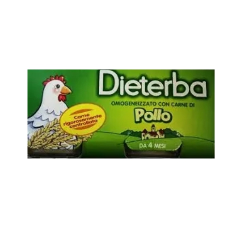 Dieterba Omogeneizzato Con Pollo 3 Pezzi 80g