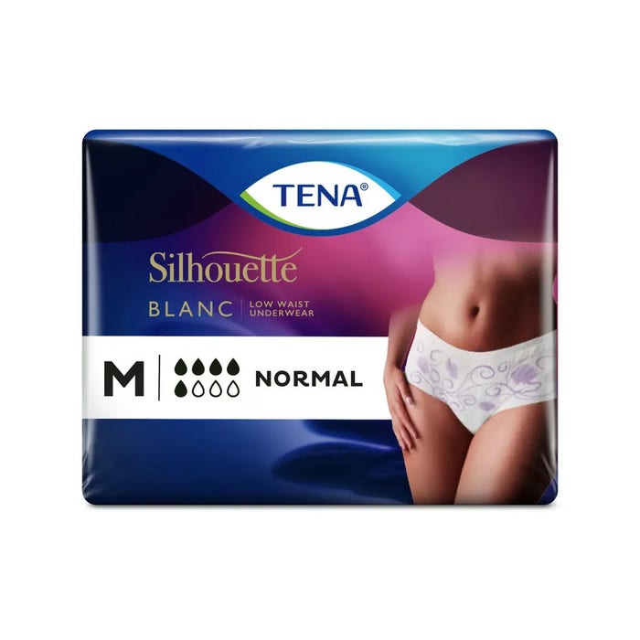 Tena Silhouette Normal Blanc Mutandine Assorbenti Taglia M 12 Pezzi