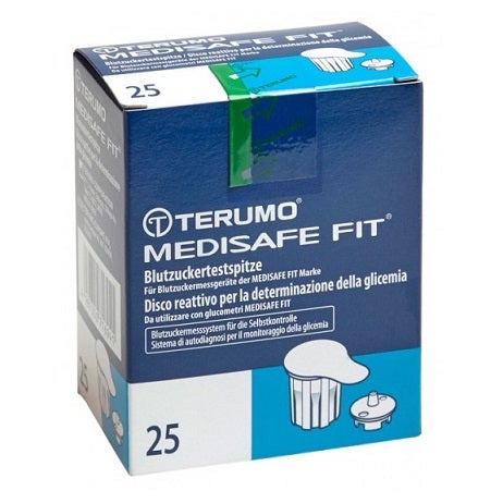 Terumo Medisafe Fit Disco Reattivo Misurazione Glicemia 25 Pezzi