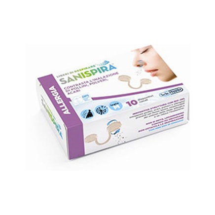 Sanispira Allergia Filtro Nasale Contro Rinite Allergica Taglia M 10 Pezzi
