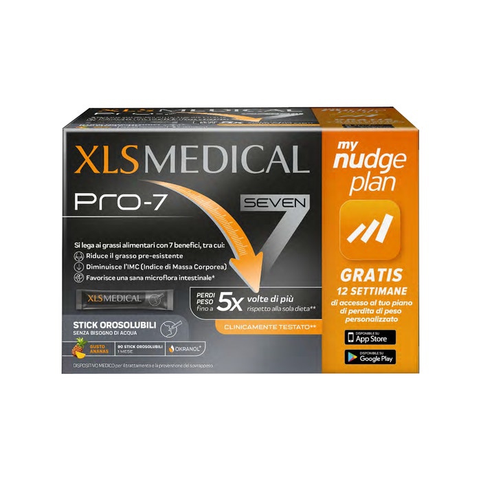 XLS Medical Pro 7 Integratore Per la Perdita di Peso 90 Sticks