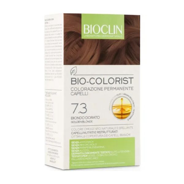 Bioclin Bio-Colorist 7.3 Biondo Dorato Tintura Naturale Capelli