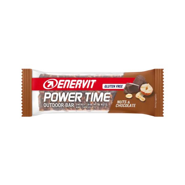 Enervit Power Time Barretta Energetica Nocciole e Cioccolato 30 g